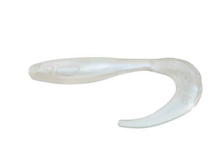 RenzStein RenzTail Perch 22cm, 8g, mjuk fiskjigg för abborrefiske i 5-pack, visas på vit bakgrund.