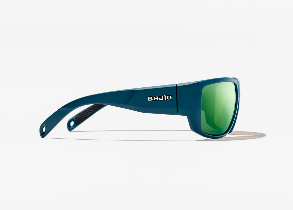 Bajio Piedra - Glass - Blue Vin Matte Green Mirror