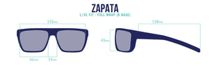 Bajio Zapata - Glass - Matte Black Rose Mirror