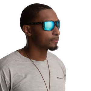 Bajio Stiltsville - Polycarbonate - Black Matte Blue Mirror