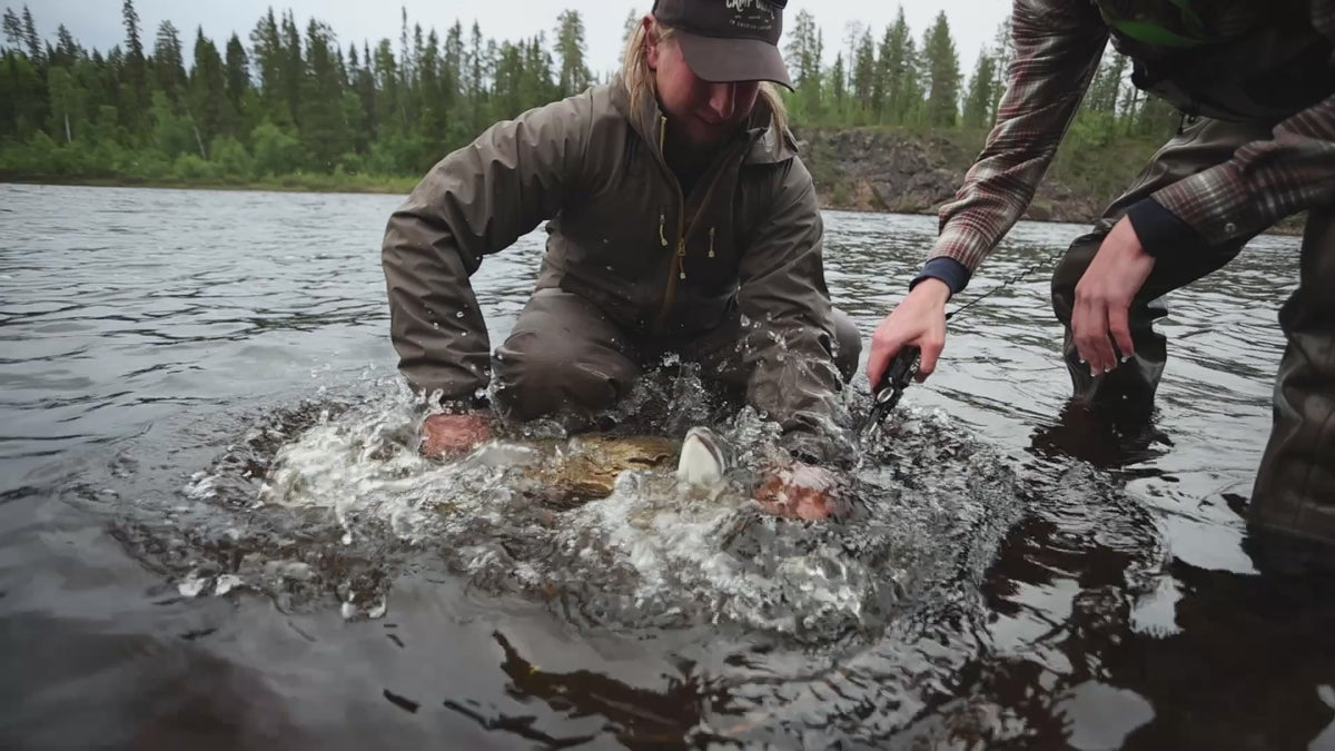 Trailer från laxfiske vid Camp Onka i Lappland